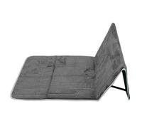 Tapete plegable de oración de viaje con respaldo para silla de asiento y bolsillo de transporte, tapete de oración de lujo para musulmanes, alfombra de oración acolchada y acolchada para Salah, gran