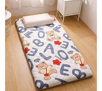 Tapete plegable tradicional japonés de 4 cm de grosor, colchón para dormir para dormitorio universitario, 90 x 200 cm, ligero y portátil
