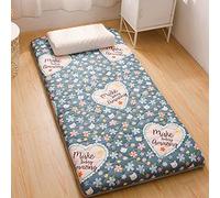 Tapete plegable tradicional japonés para dormir de 4 cm de grosor para dormitorio universitario (color A tamaño 90 x 200 cm)