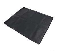 Tapete portátil de silicona para inodoro con borde elevado y base antideslizante, protector de suelo a prueba de fugas para inodoros portátiles o sillas de orinal (60 x 50 cm, negro)