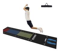 Tapete profesional para pruebas de salto de longitud, tapete para pruebas de salto de longitud, pegatinas antideslizantes para suelos domésticos con marcas de medición, almohadilla de entren