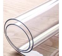 Tapete protector de alfombra transparente, impermeable, 1,5 mm de grosor, camino cortable (140 cm x 700 cm), protector de alfombra para el hogar y la oficina