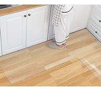 Tapete protector de vinilo transparente, impermeable, antideslizante, para suelos de madera dura, cocina, dormitorio, sala de estar, porche, 1,5 mm de grosor (1,5 x 2 m)