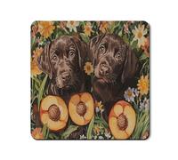 Tapete protector floral para lavadora, diseño de flores inspirado en la naturaleza, goma antideslizante e impermeable para lavadora, 24 x 24 pulgadas