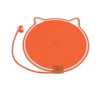 Tapete Rascador para Gatos Esterilla Juguete Pelota Cuerda Algodón Natural