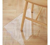 Tapete rectangular de PVC transparente para suelo, protección de suelo, tapete de silla de oficina, 2 mm de grosor, para parquet, laminado, suelos duros y alfombras (120 x 340 cm)