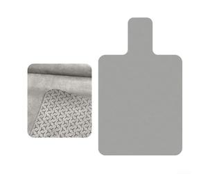 Tapete reformador de pilates suave al tacto con siesta de gamuza artificial y base de silicona sensible para un trabajo de resistencia equilibrada (gris)