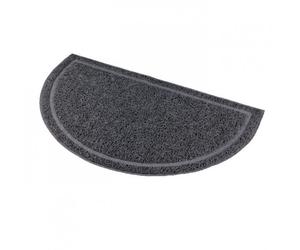 Tapete Semi-Circular de PVC para Baño - Mediciones: 59 x 35 cm