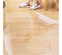 Tapete transparente de PVC para silla para el hogar y la oficina, resistente, protector de suelo de 1 mm de grosor, tapete de escritorio transparente para suelos laminados de madera dura y azulejos