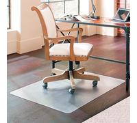Tapete transparente para silla de oficina para alfombras y suelos de madera dura, protector de PVC de 1,5 mm de grosor, impermeable, tapete de escritorio lavable (60 x 170 cm), duradero y transparente