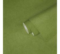 Livingwalls Papel pintado liso Antonio Barcelona – tejido no tejido 10,05 m x 0,53 m Verde