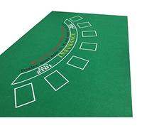 tapete verde de Blackjack para Casino (fieltro)