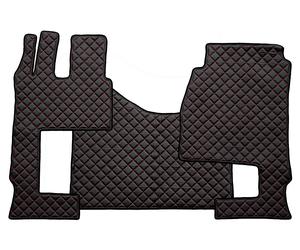 Tapetes Cubrecapó Negro Y Rojo Mercedes Actros MP4 2011> Pasajero Plegable