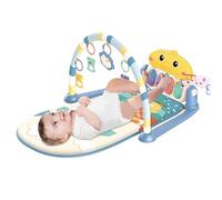 Tapetes de actividades para bebé | Alfombrilla de suelo para bebé, juego de música y lenguaje, gimnasio y piano | Tapete de juego de de gateo de gimnasio de educación temprana para mejorar la