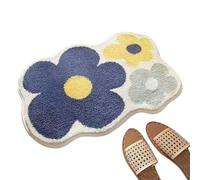 Tapetes de baño, Lavables a máquina, Microfibra Suave y Absorbente, Antideslizante, Limpiador de pies, Accesorios de Ducha para hospitales, hoteles, dormitorios y Uso doméstico, 23.62 x 15.75