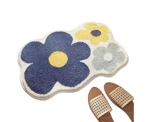 Tapetes de baño, Lavables a máquina, Microfibra Suave y Absorbente, Antideslizante, Limpiador de pies, Accesorios de Ducha para hospitales, hoteles, dormitorios y Uso doméstico, 23.62 x 15.75