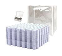 Tapetes De Bloqueo - Suministros Para Proyectos De Crochet | Tablero De Bloqueo Cuadrado Para Tejer | Shaping Set Para Tejedores Crocheters Fibra Artistas Prendas Encaje Lana Principiant