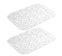 Tapetes de drenaje de silicona para fregadero de cocina, superficies antideslizantes, protector de fregadero, estructura hueca ajustable para lavar platos, eficiencia y ahorro de espacio