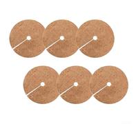 Tapetes de fibra de coco natural para protección en invierno, cubierta gruesa anticongelante para retener la humedad del suelo, almohadillas redondas personalizables para plantas en macetas al aire