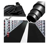 Tapetes de goma aislantes grandes, rollos de seguridad eléctrica sólidos resistentes para el hogar, subestación comercial, espacios de trabajo de fábrica, junta de garaje impermeable (largo x ancho x