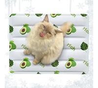 Tapetes de refrigeración para Mascotas para Perros, tapete de enfriamiento para Gatos, tapete de refrigeración para Perros, cojín Suave y Reutilizable, solución Lavable para climas cálidos, para