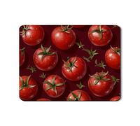 Tapetes de secado de platos con patrón de tomates para encimera de cocina, tapete de goma absorbente de tomates rojos vibrantes, esencial de cocina de verano, 18 x 24 pulgadas