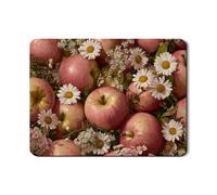 Tapetes de secado de platos florales para encimera de cocina, vintage, melocotón, frutas, flores, absorbente, escurridor de platos, tapete de secado de decoración de primavera para encimera de cocina
