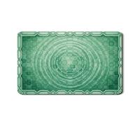 Tapetes de secado de platos geométricos verdes para encimera de cocina, patrón moderno, tapete escurridor de platos de goma absorbente, almohadilla de secado de primavera para encimera de cocina, 12 x