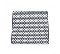 Tapetes de silicona flexibles para fregadero de 30 cm, protector de cocina para platos y utensilios con características de fácil limpieza (negro)
