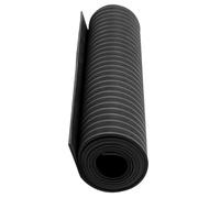 Tapetes de trabajo industriales dieléctricos de 3 mm de grosor - Tapete antifatiga industrial - Tapete no conductor para cuadros de distribución(Black,1 * 3m)