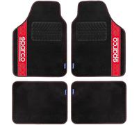 Tapetes Deportivos Sparco F510 En Moqueta Set Completo Para Auto Tapetes Rojos