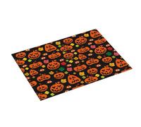 Tapetes grandes para secar platos para encimera de cocina, 18 x 24 pulgadas, microfibra absorbente, tapete de secado de calabazas para Halloween, arañas, calabazas, tapete de secado para encimera de
