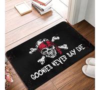 Tapetes interiores para puerta delantera Goonies Never Say Die Mat Retro Alfombra de área para entrada interior (tamaño : 40 x 60 cm)