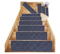 Tapetes Para Escaleras 2 piezas de peldaños de escalera for escalones de madera, alfombrilla autoadhesiva for escalones, alfombra protectora for escaleras, alfombrillas insonorizadas for escaleras(14)