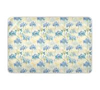 Tapetes para pañales reutilizables extra grandes y suaves y absorbentes con diseño de flores elegantes, color azul y beige, colchón de viaje para bebés, niños y niñas, 52 pulgadas de largo x 34