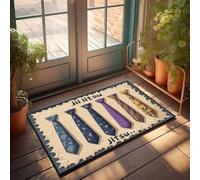Tapetes para puerta delantera para exteriores, grandes lazos de Jiu-Jitsu: una mezcla de espíritu de artes marciales y elegante felpudo Neckwe para decoración de patio al aire libre para entrada del