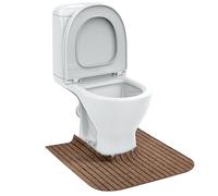 Tapetes redondos de entrenamiento para orinal para niños, tapetes de entrenamiento de inodoro, alfombras de inodoro en forma de U, tapetes de inodoro para baño, lavables a máquina repetidamente