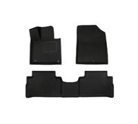 Tapetes XPE para Hyundai para Santa Fe 2021-2023 (Solo Modelos Sin Aceite Ni Electricidad) con Revestimiento De Carga, Volante A La Izquierda. Juego De Alfombras Alfombrillas(Negro 2 LHD)