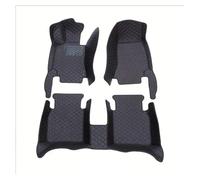 Tapetesautomóvil Alfombrillas para Changan CS35 Plus 2021 2022 Alfombras Impermeables Cuero PU Accesorios Lujo Interior Coche automotrices(Negro Rojo)