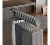 TapferBahn Barra Extensible Pantalonero Extraible,Ahorra Espacio Barra Extensible Colgar Pantalones,FáCil InstalacióN,Ahorro De Espacio,para Armario De Residencia Estudiantil
