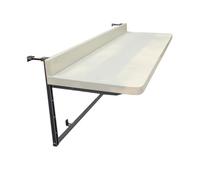 TapferBahn Mesa Colgante para BalcóN,Mesa Balcon Plegable,Mesa Plegable para Colgar En El BalcóN,Mesa Plegable para BalcóN Colgar En Barandilla,Altura Regulable,para Barandilla Terraza