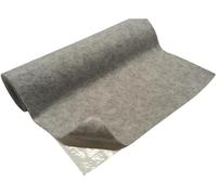 TAPHICEROS Rollo De Tela De Fieltro Autoadhesiva, Gris Claro, 500 cm x 150 cm, 2 mm, Material De Relleno, Se Vende Por Metros, Tela Para Tapizar Interiores, Manualidades, Automóviles, Bricolaje
