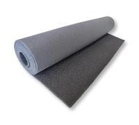 TAPHICEROS Techo Interior de Coche, gris claro, 200 cm x 180 cm, se vende por metros, tela para tapizar coches, renovación de tapicería interior textil para coches, caravanas, barcos, camping