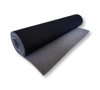 TAPHICEROS Techo Interior de Coche, negro, 400 cm x 180 cm, vendido por metros, tela para tapizar coches, renovación de tapicería interior textil para coches, caravanas, barcos, camping