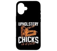 Tapicería polluelos lo hacen mejor diseño Carcasa para iPhone 16