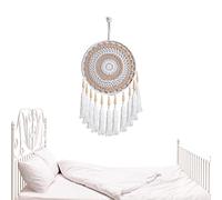 Tapices de pared Boho - Dream Catcher Boho Hangings Wall Art Decor para dormitorio - Pared de arte vintage para granja, apartamento, decoraciones de fiesta Delr
