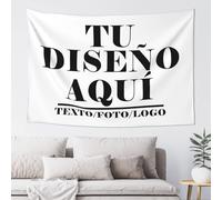 Tapices de pared personalizado Posters para pared Diseña tu logo foto o texto personalizada tapiz decorativo pared de Sala de Bodas, para Obsequios Conmemorativos Familiares 229 cm x 152 cm