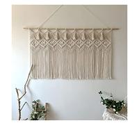 Tapices Macramé Tapiz Tejido a Mano en la Pared de Fondo nórdico, Colgante de cabecera/Dormitorio/Sala de Estar/Pasillo/Porche (Size : 110x80cm)