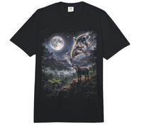 Tapir Aullando a la Luna Selva Lluvia Bosque Noche Comfort Colors Adult Heavyweight T-Shirt