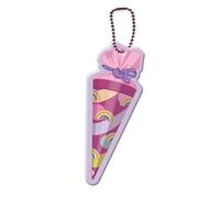 Tapirella Reflectores para niños, reflector de seguridad, camino escolar seguro, fácil de fijar a la mochila o mochila, guardería, guardería, preescolar (bolsa escolar rosa)